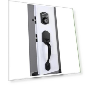 Smart Lock with Fingerprint in American Style — Padlocks & Hasps, Apex Gear