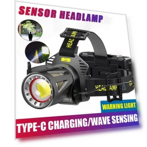 Super Bright LED Headlamp with Signal Light — Flashlights, YWZT BEIMT Factory