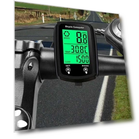 Touchscreen Bicycle Wired Code Counter — Speedometers, Male Friends