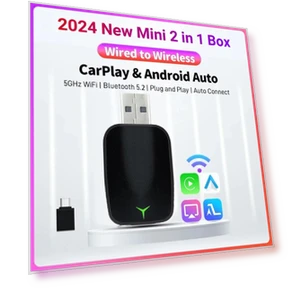 Wired To Wireless Carplay Android 2 In 1 Automatic Adapter — Phone Accessories, JOHO