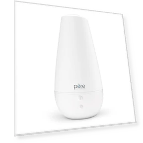 3-in-1 Cool Mist Humidifier, Essential Oil Diffuser & Mood Light — Air Moisturizers, Pure Enrichment
