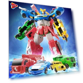 4-in-1 Robot Vehicle Model Educational Toy — Construction Kits, Super Go