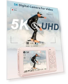 5K Digital Camera — Compact Digital Cameras, Ruwaqart