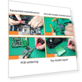 Intelligent Precision Aluminum Alloy Soldering Iron With Light — Stations