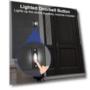 Lighted Doorbell Button — Push Buttons, AUGHOA