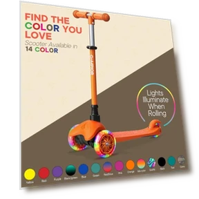 Mini 3 Wheel Scooter for Kids — Electric Vehicles, Campior