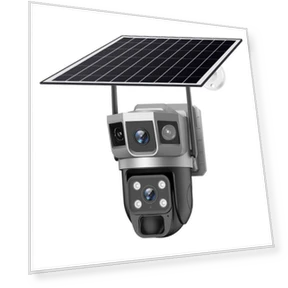 Multi-lens Panoramic Solar Surveillance PTZ Dome Camera — Dome Surveillance Cameras