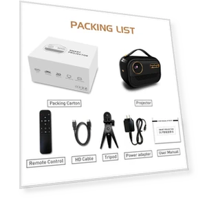 P16 Android 9.0 Smart Pocket 3D 4K Mini Projector — Home Theater Projectors, Vivicine