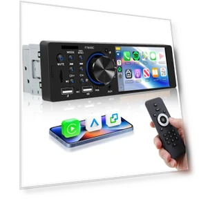 1DIN Car Stereo with Bluetooth Support — Stereo Receivers, Hodozzy