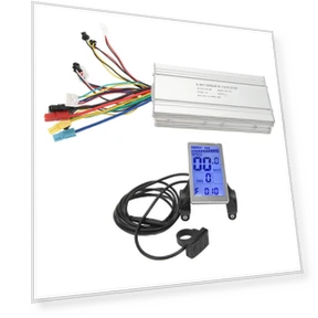 35A DC 36V 48V E-Bike Controller with LCD Display — Brake Controls, 3CZY