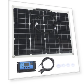 40W Solar Panel with Dual USB Charger — Chargers, Aneng Diagnostic Tools