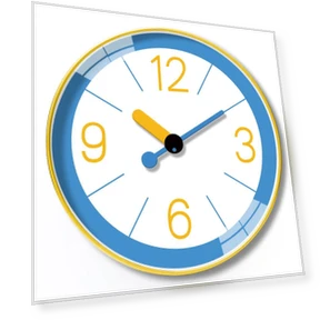 Automatic Radio Clock — Clock, Window glass film