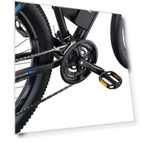 Electric Bike with Rear Rack — Motors, DUOTTS