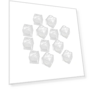 Colorful Glowing Touch Ice Cubes — Lanterns, Kitchen Accs