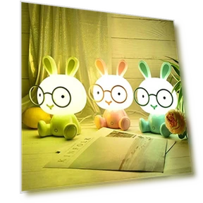 LED Touch Night Light with Cartoon Rabbit Design — Night Lights, Darling Home