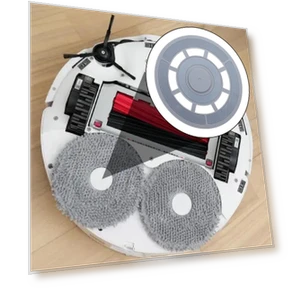 Self-Cleaning Robot Vacuum Mop Bracket Holder — Smart Cleaning Robots, Three Body