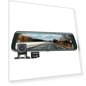 Touch Screen Dash Cam with Rear Camera — Dashboard Cameras, Zen-Japan Electronics