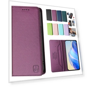 Wallet With Card Slot Magnetic Flip Leather Case — Flip Cases, case-A1