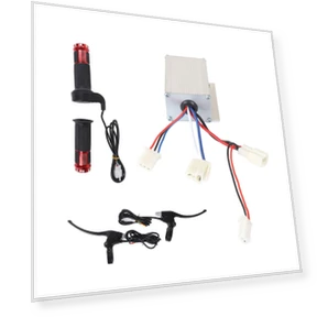 12V 250W Brushed Aluminum 3-Wire Controller Kit — Brake Controls, Beauty1