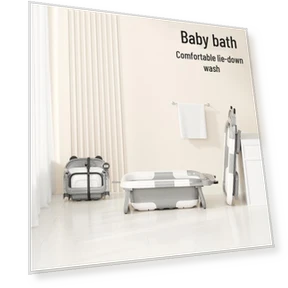 Foldable Baby Bathtub with Temperature Sensor — Tubs & Seats, Deals Supermarket