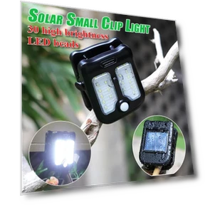 Mini LED Solar Garden Outdoor Clip Light — Outdoor Security & Flood Lighting, Lanzhong Outdoor LED