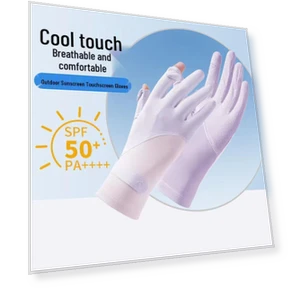 Summer Thin Breathable Ice Silk Gloves — Gloves, Millioner