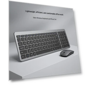 Ultra Thin Silent Wireless Keyboard and Mouse Combo — Keyboard and Mouse Sets, ElectroCN
