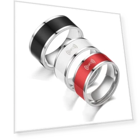 Waterproof Multifunctional Intelligent Wearable Connect NFC Finger Ring — Smart Rings, shienfei1