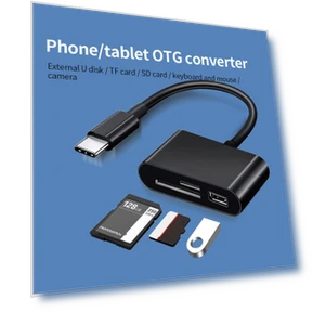 Flash Drive Disk Data Transfer Card Reader — USB, Zuouiqin