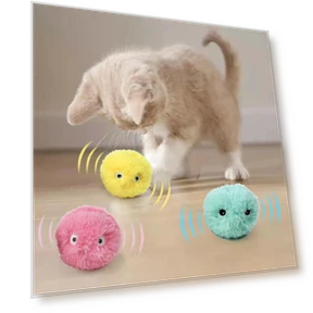 Plush Smart Cat Toy — Interactive, CDhandehan