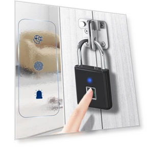 Portable Fingerprint and Password Lock — Locks, SHbeimao