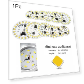 Round Smart IC AC220V LED Chip Light Plate Bulb — Lighting Solutions, yiluwhc