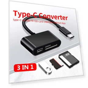 Smart Phone Data Transfer Memory Card OTG Adapter — USB-to-USB, wuhiyong