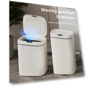 Smart Trash Can with Automatic Induction — Kitchen Cans, Home Whispers