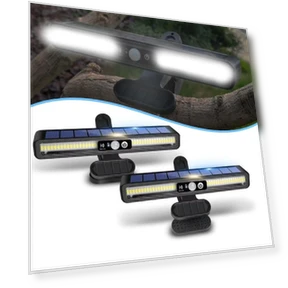 Solar Sensor Light Clip On Outdoor Yard Garden Lighting — Outdoor Security & Flood Lighting, CDjiangqi