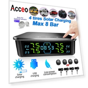 Solar TPMS Tire Pressure Monitoring System — TPMS Sensor Replacements, E-ACE