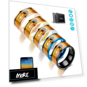 Waterproof Multifunctional Smart NFC Finger Ring — Smart Rings, APlusVigor