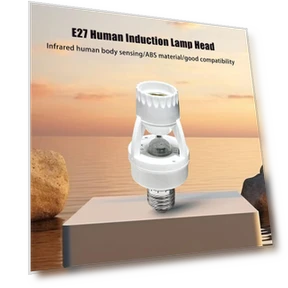 360 Degree Infrared Motion Sensor E27 Socket Lamp Holder — Motion Sensors, JOHO - CarGear