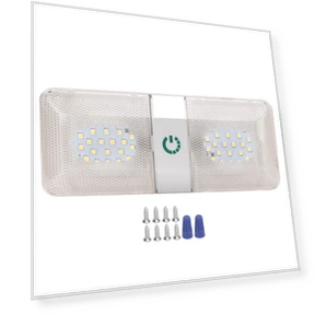 Double Ceiling Light for Motorhome — Exterior, 3CZY