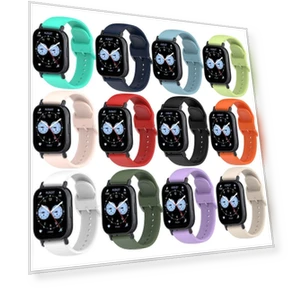Replacement Silicone Strap Adjustable Watchband — Fitness Bands, VTanyhsh