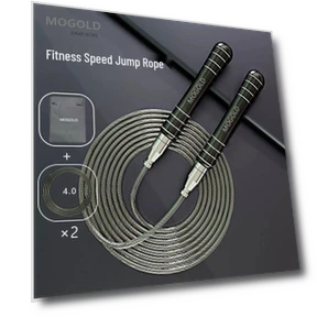 Self-Locking Aluminum Handle Smart Gravity 4.0 Steel Cable Jump Rope — Jump Ropes, Zoomer