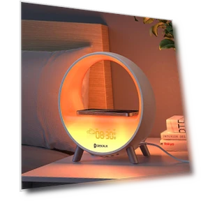 Sunrise Simulation LED Lamp with Bluetooth Speaker — Alarms & Clocks, Mary Von