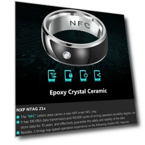 Waterproof Multifunctional NFC Finger Ring — Smart Rings, NByanxi
