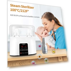 4-in-1 Multi-Functional Smart Temperature Control Electric Sterilizer with Baby Food Warmer — Warmers & Sterilizers, Huang Bo Ran
