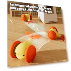 Automatic Moving Cat Toy with Light-Up Wheels — Cat Playthings, Pet park