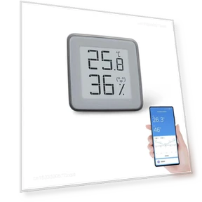 Bluetooth Thermometer with E-Ink Screen — Home Climate Control, Leisure outdoor