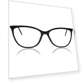 Cat Eye Black Fashion Women Eyeglasses — Eyeglass Cases, SmartBuy Collection