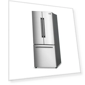 French Door Refrigerator with Built-in Ice Maker — Cooling Solutions, BLACK+DECKER