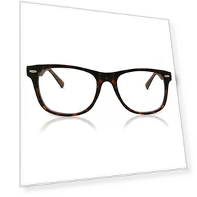 Square Tortoise Fashion Men Eyeglasses — Sunglasses, SmartBuy Collection