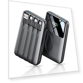 15000mAh Portable Charger with Built-in Cable — Chargers, Anshi Shengying (Shenzhen) Technology Co., Ltd.
